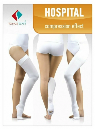 ТОНУС 0403 Hospital Чулки (1кл) рост 1 №4 (белый)